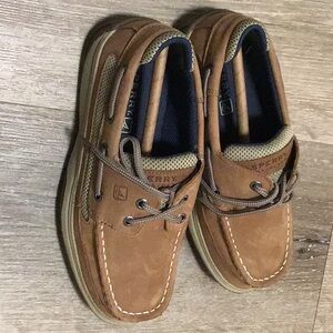 NEW Sperry Kids Brown Boat Shoes